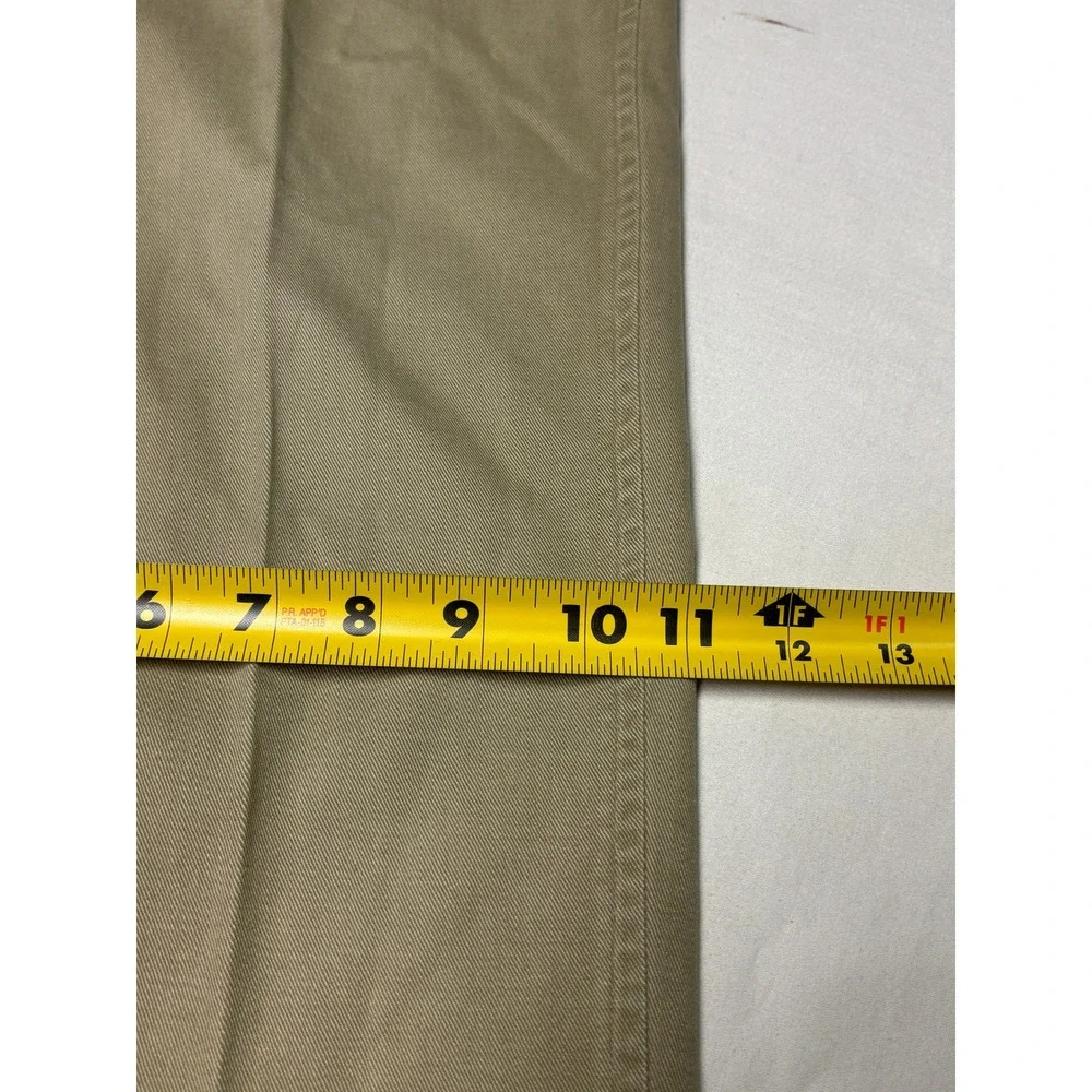 Vintage 90s  Polo Ralph Lauren Chino Pants 38x30 Khaki Pleated Made in USA